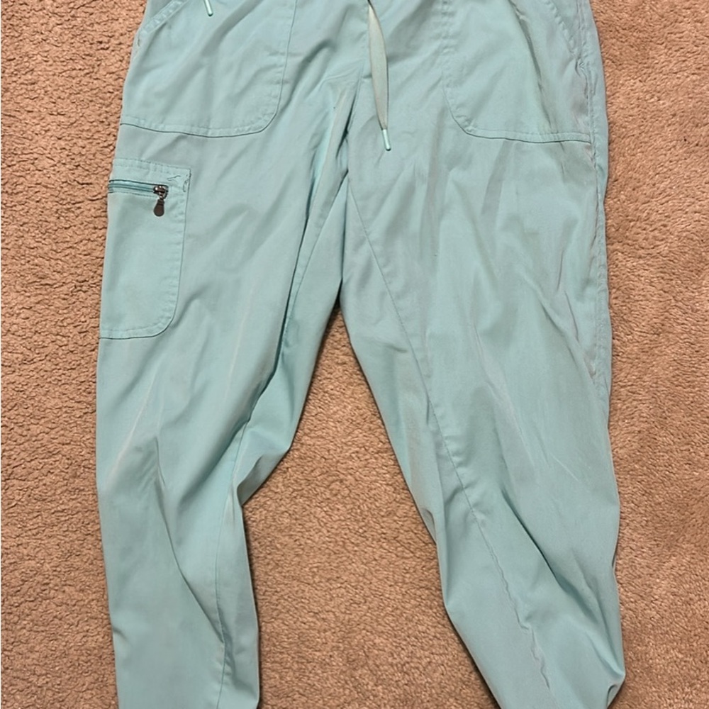 Adar Pro Mint Green Scrub top and jogger Pants